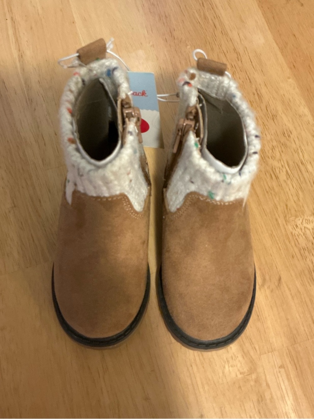 NWT! Cat & Jack Toddler Booties (size 5)